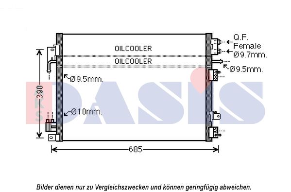 AKS DASIS Kondensaator,kliimaseade 522073N